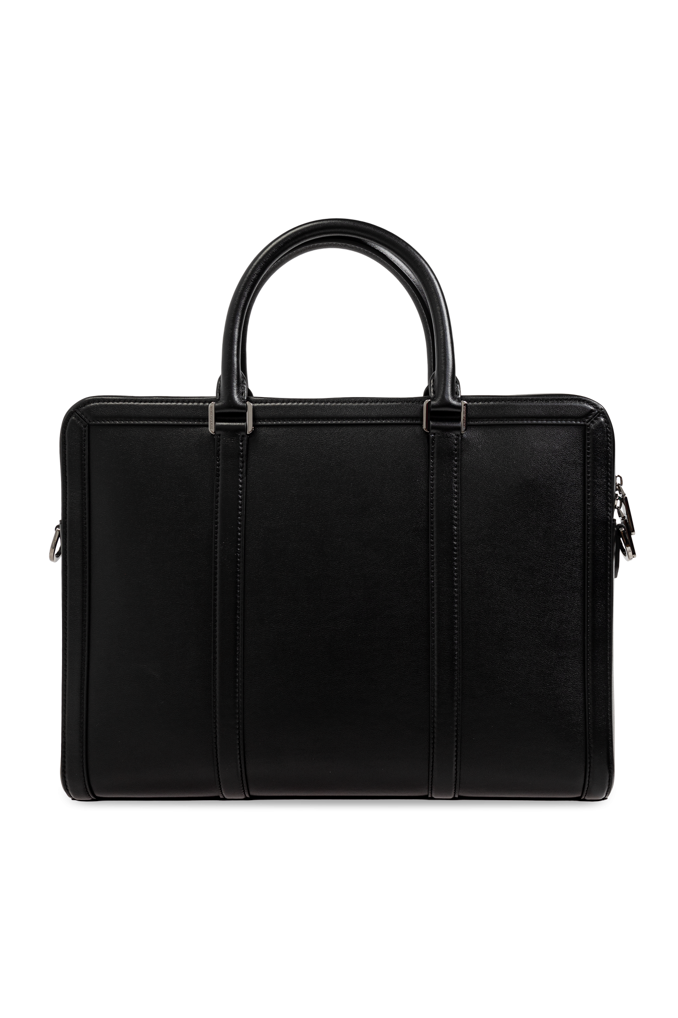 SchaferandweinerShops Japan - Black Leather Briefcase Dolce